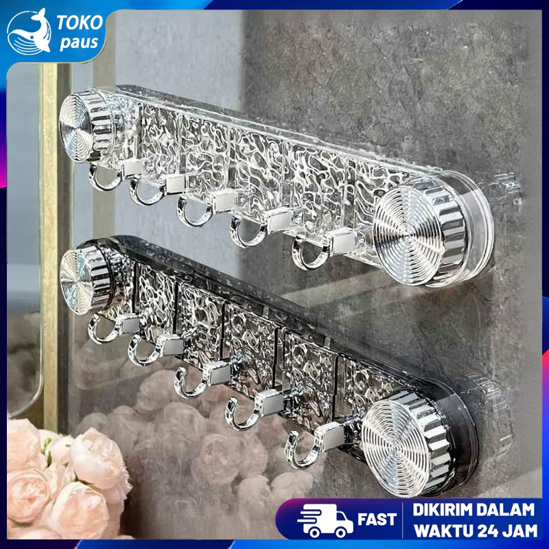 Kastok baju gantungan baju /gantungan handuk kamar mandi tempel /hanger gantungan toilet serbaguna