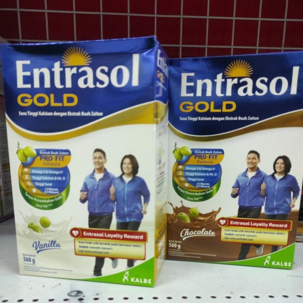 

ENTRASOL GOLD 560GR VANILA,COKLAT