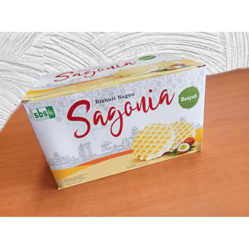 

Biskcuit Sagon [SAGONIA] kelapa 45g