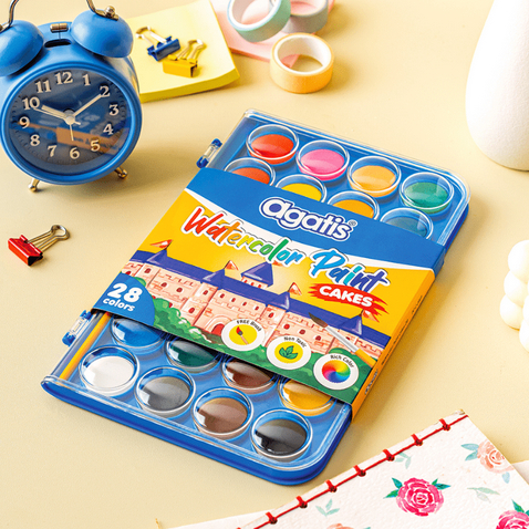 

cat air padat AGATIS WATERCOLOR PAINT CAKES
