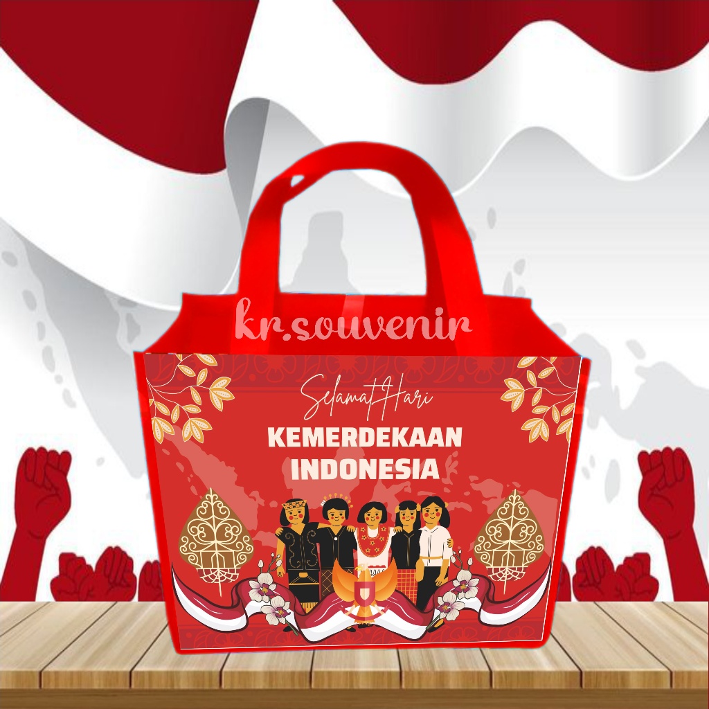 

TAS BINGKISAN KEMERDEKAAN RI/BISA TAMBAH NAMA DAN POTO/TAS TEMA KEMERDEKAAN CUSTOM/TAS SOUVENIR MERDEKA 17 AGUSTUS/GOODIE BAG KEMERDEKAAN 17 AGUSTUS/KEMERDEKAAN RI HAMPERS/HAMPERS GOODIE BAG AGUSTUSAN