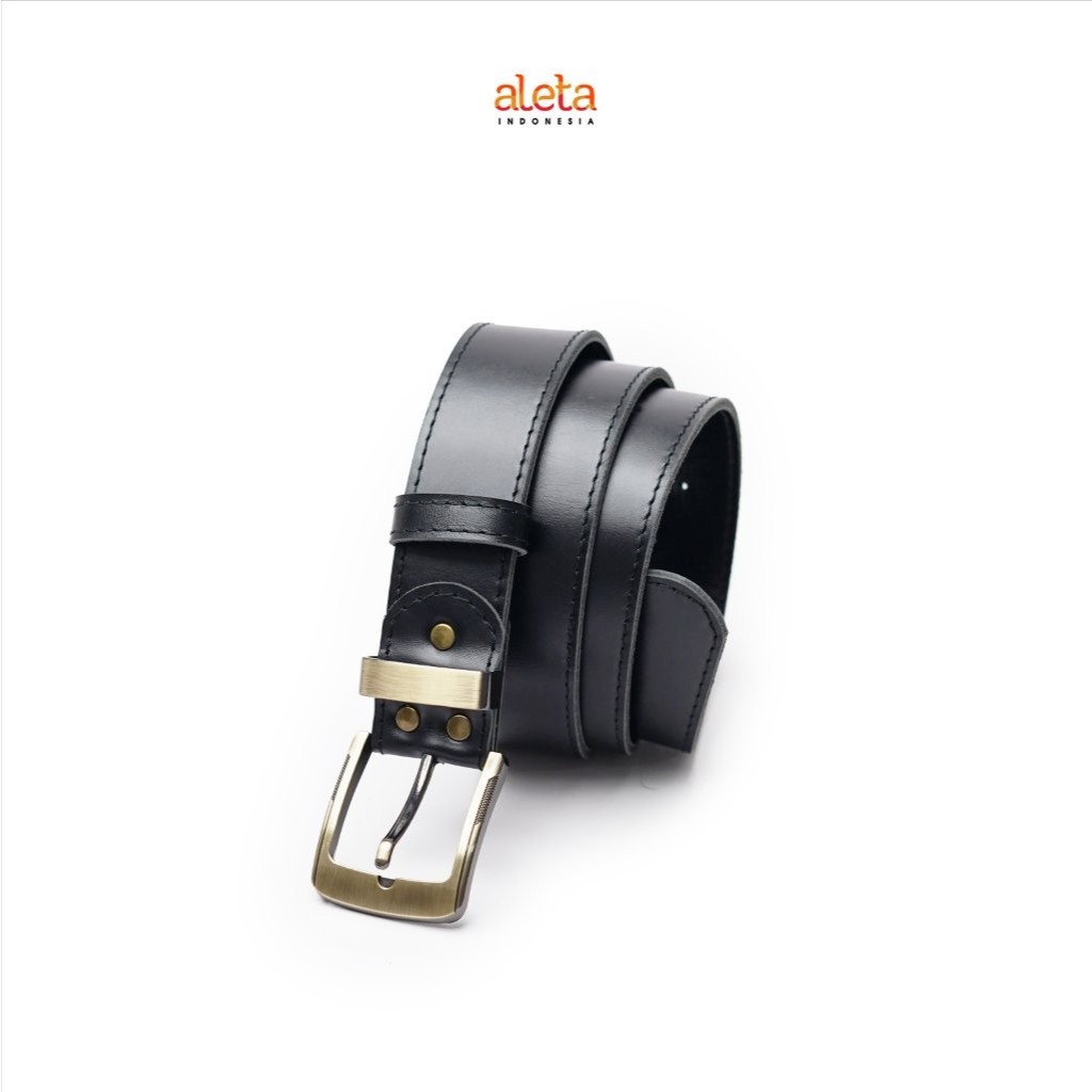 Aleta Indonesia - Arro Gesper Pria Kulit Asli Belt - Free Grafir Nama