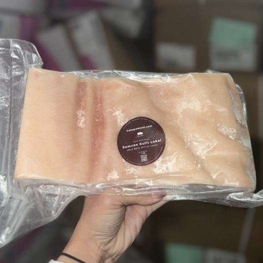 

Samcan Babi 500gr Murah Kualitas Import Pork Belly Skin On Premium 500gr