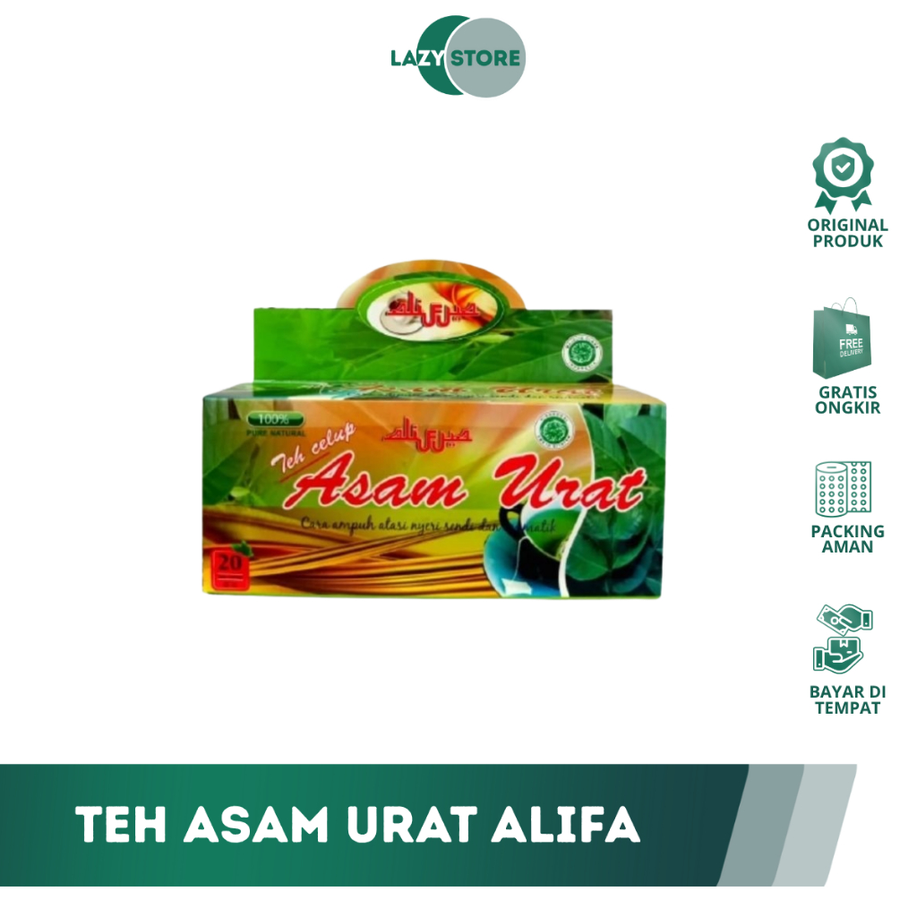 

TEH ASAM URAT ALIFA 20 Kantong | Alifya 100% ORIGINAL redakan asam dan pegal linu promo terbatas original 100%