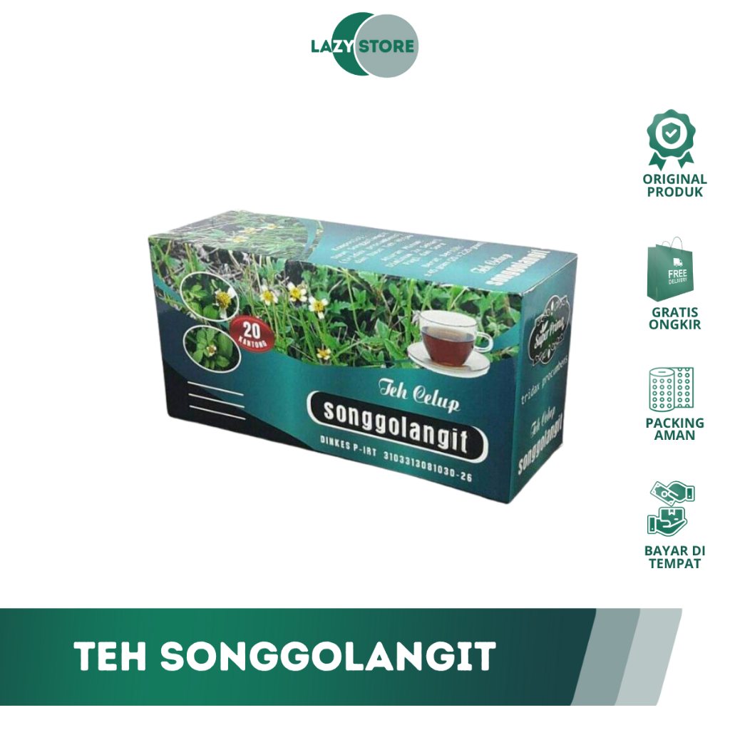 

TEH SONGGOLANGIT - teh herbal nyeri sendi, asam urat & ginjal | 100% original alami