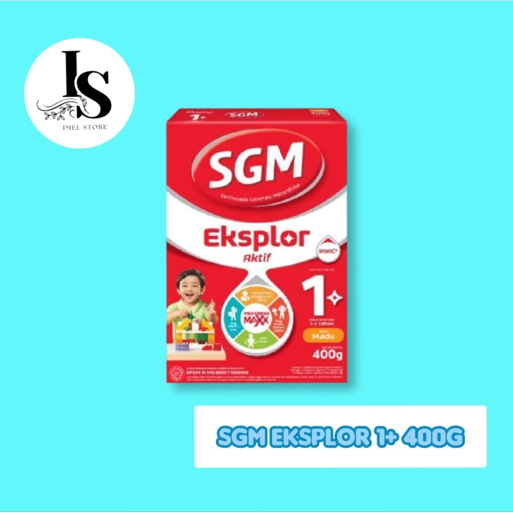 

SGM EKSPLOR 1+ MADU & VANILLA 400gr SUSU BUBUK FORMULA PERTUMBUHAN ANAK