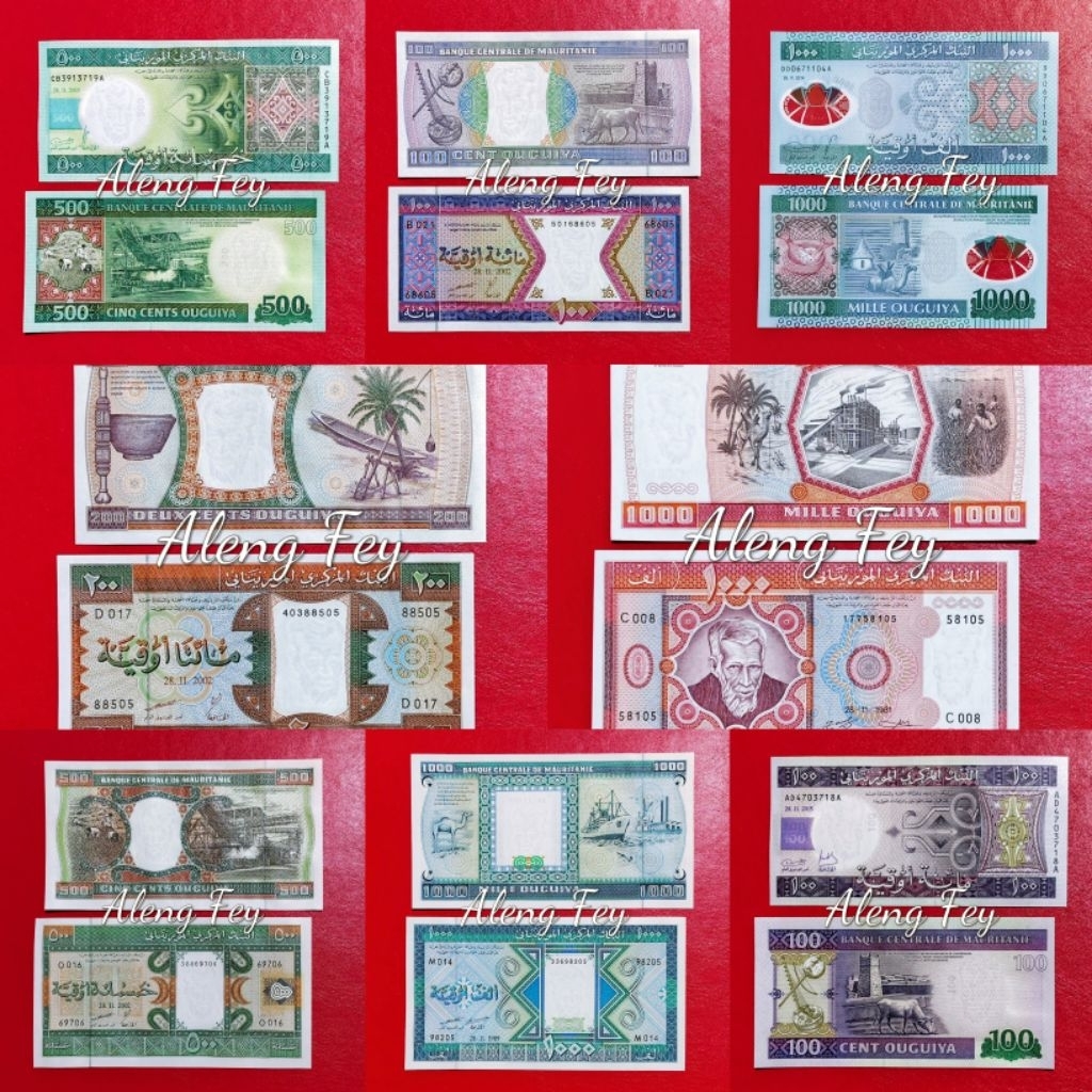uang UNC Negara Mauritania