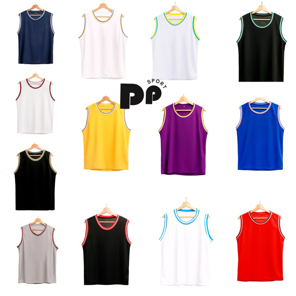 baju jersey basket pria wanita/jersey polos/jersey singlet/jersey lekbong/baju gym/kaos bsaket polos