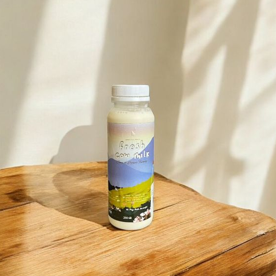 

Fresh Milk Plain Grassfed - Small 230gr - Natural Clean Ingredients, Halal, Cow Milk in Organic farming, alami tanpa pengawet