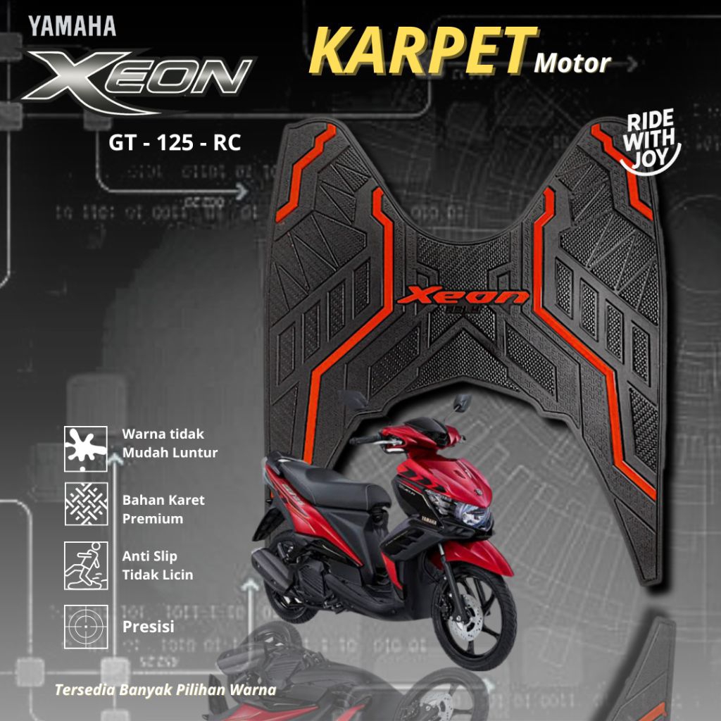 Karpet Xeon 125 / Pijakan Alas Kaki Xeon Rc 125 Gt / Aksesoris Karpet Motor Xeon