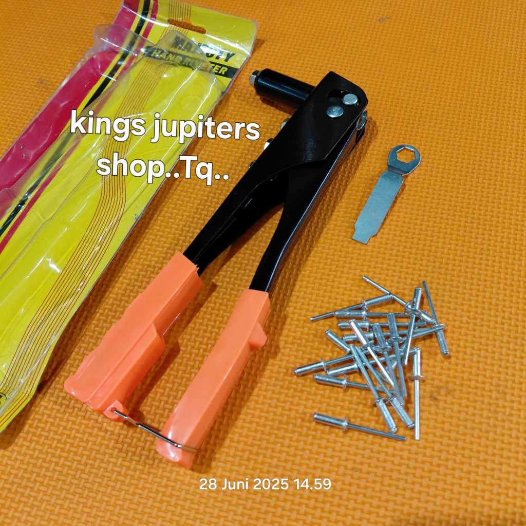 Tang rivet + 20pc mata rivet TANG RIPET paku TANG RIFET