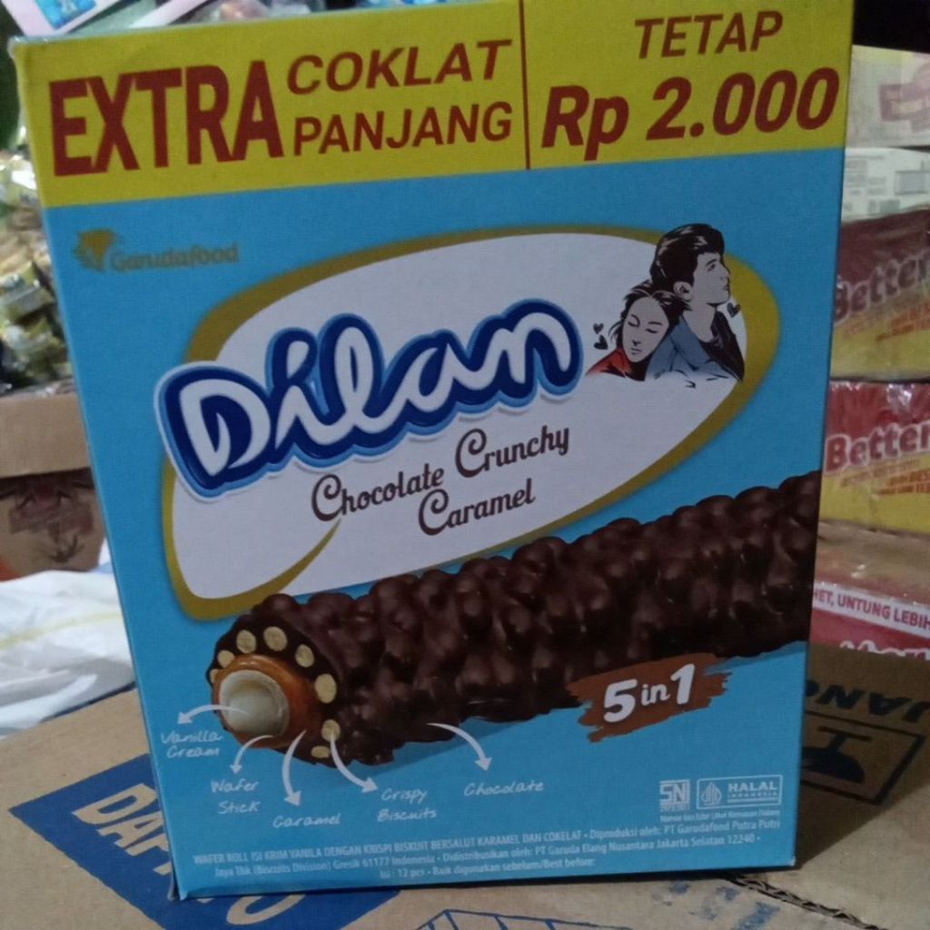 

Dilan Chocolate Crunchy Caramel 12pcs