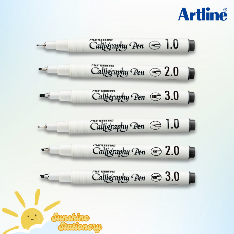 

[PCS] ARTLINE Calligraphy Pen Pulpen Kaligrafi Hitam