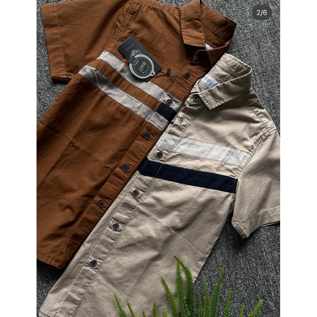 KM053 kemeja anak laki-laki Zikey