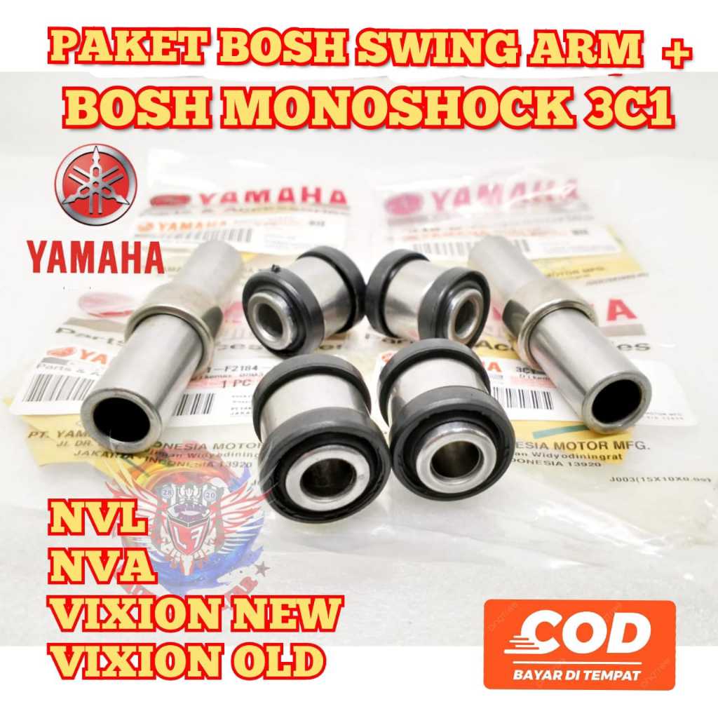 Bosh monoshock + Bosh swing arm 3C1 1Set yamaha vixion new/old nva nvl ygp kualitas original ori