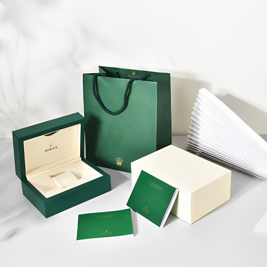 New Original Rolex watch storage green packaging box box + bag + warranty card + instruction manual