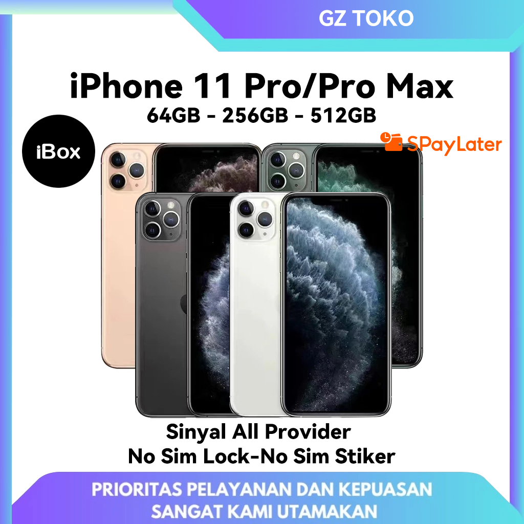 X61_ Ibox Iphone 11 Pro/Iphone 11 Pro Max &Normal 64Gb 256Gb 512Gb Second Original 100%