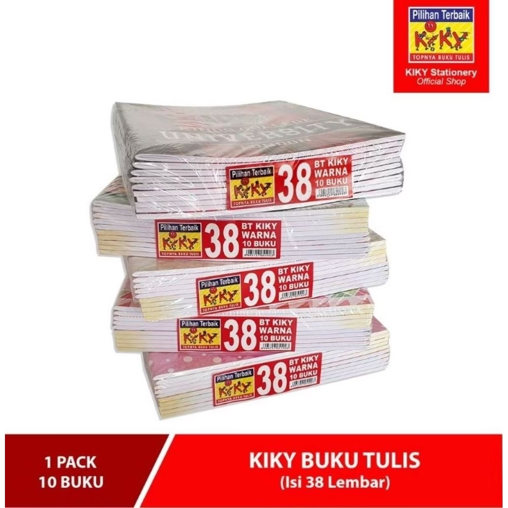 

Buku Tulis Kiky Buku Catatan Sekolah 38 Lembar