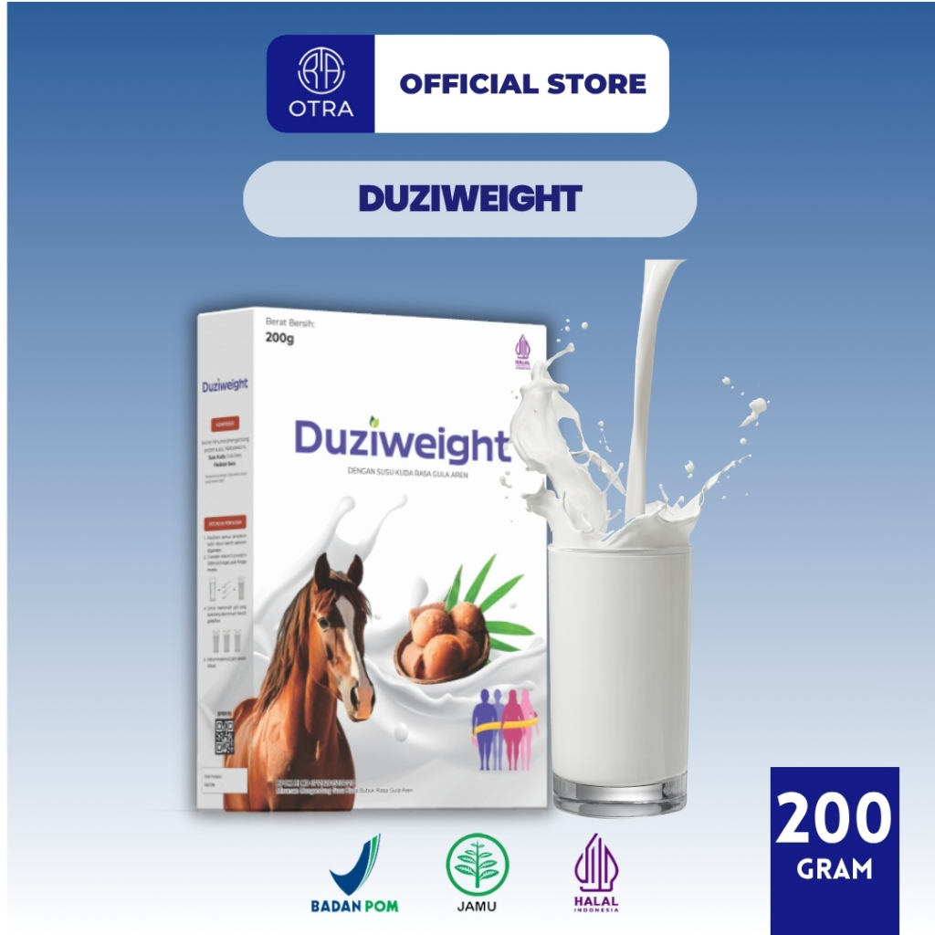 

DUZI WEIGHT Susu Kuda Bubuk Nutrisi Alami Penambah Berat Badan 200gr