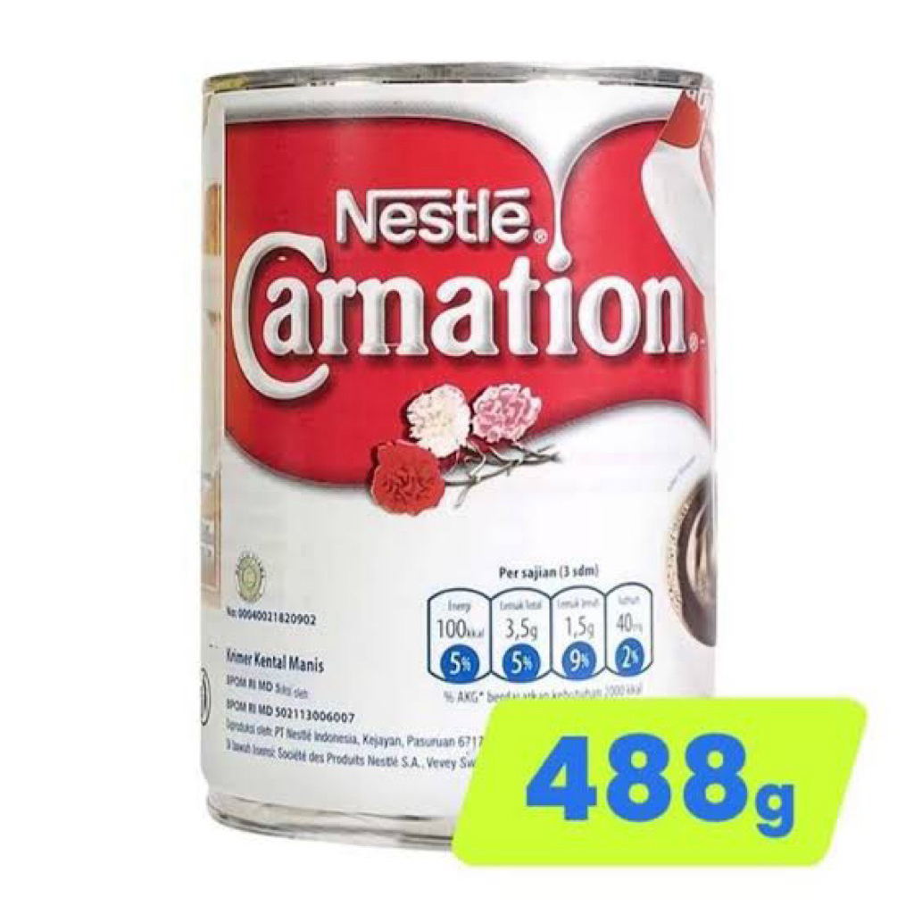 

Nestle Carnation 488 Gram / Susu Krimer / Susu Kental Manis