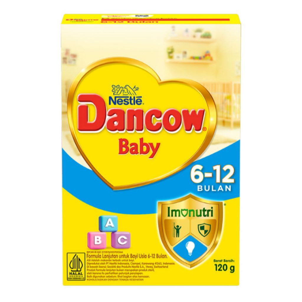 

Nestle Dancow Baby Susu Formula Bayi 6-12bulan 120gr