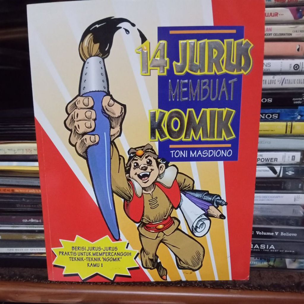 buku 14 jurus membuat komik toni masdiono