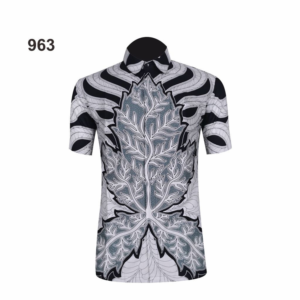

Batik Nusantara Indonesia Kemeja Batik Slimfit Lapis Furing Lengan Pendek 963 / Batik Pria