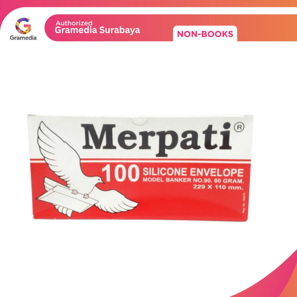 

Gramedia Surabaya NB - Kiky Amplop Merpati 90-80 110 Gr - Amplop Putih