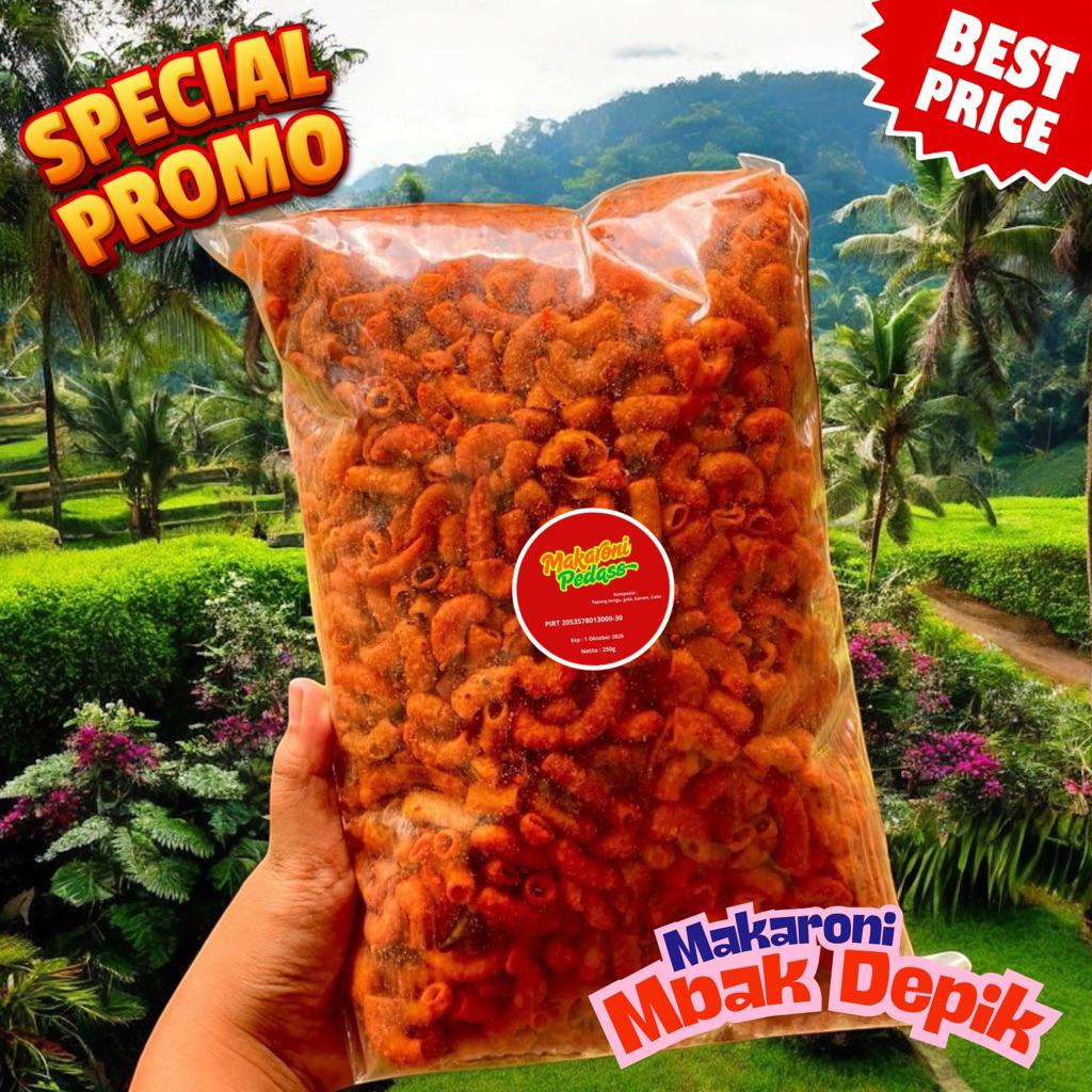 

Makaroni Camilan Ekstrem Pedas 250g – Berani Coba