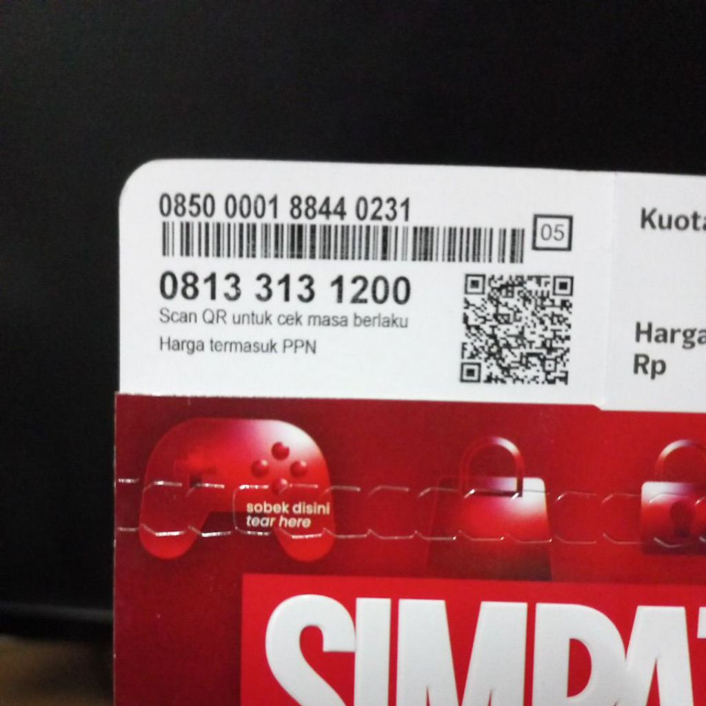 Nomor Cantik Simpati 11 Digit 0813 313 1200