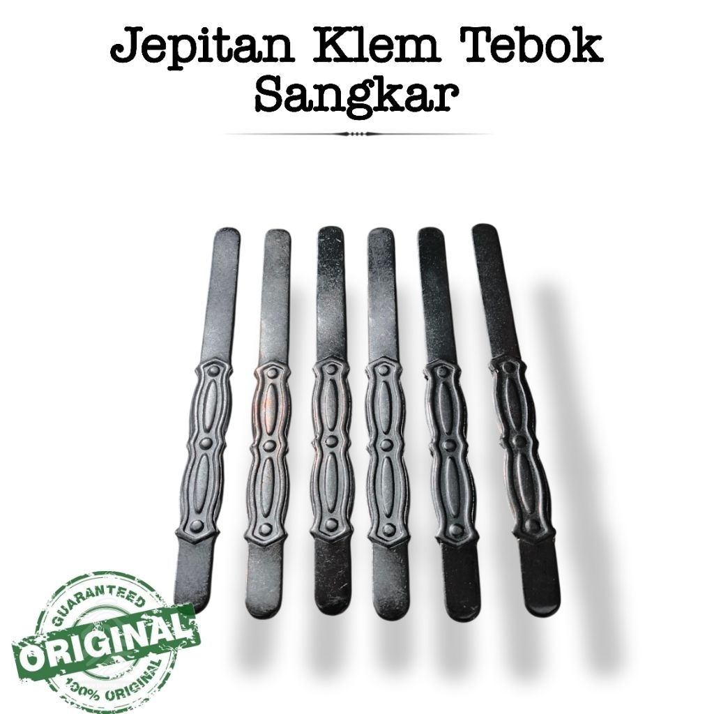 Jepitan klem tebok anti karat pengait tebok sangkar