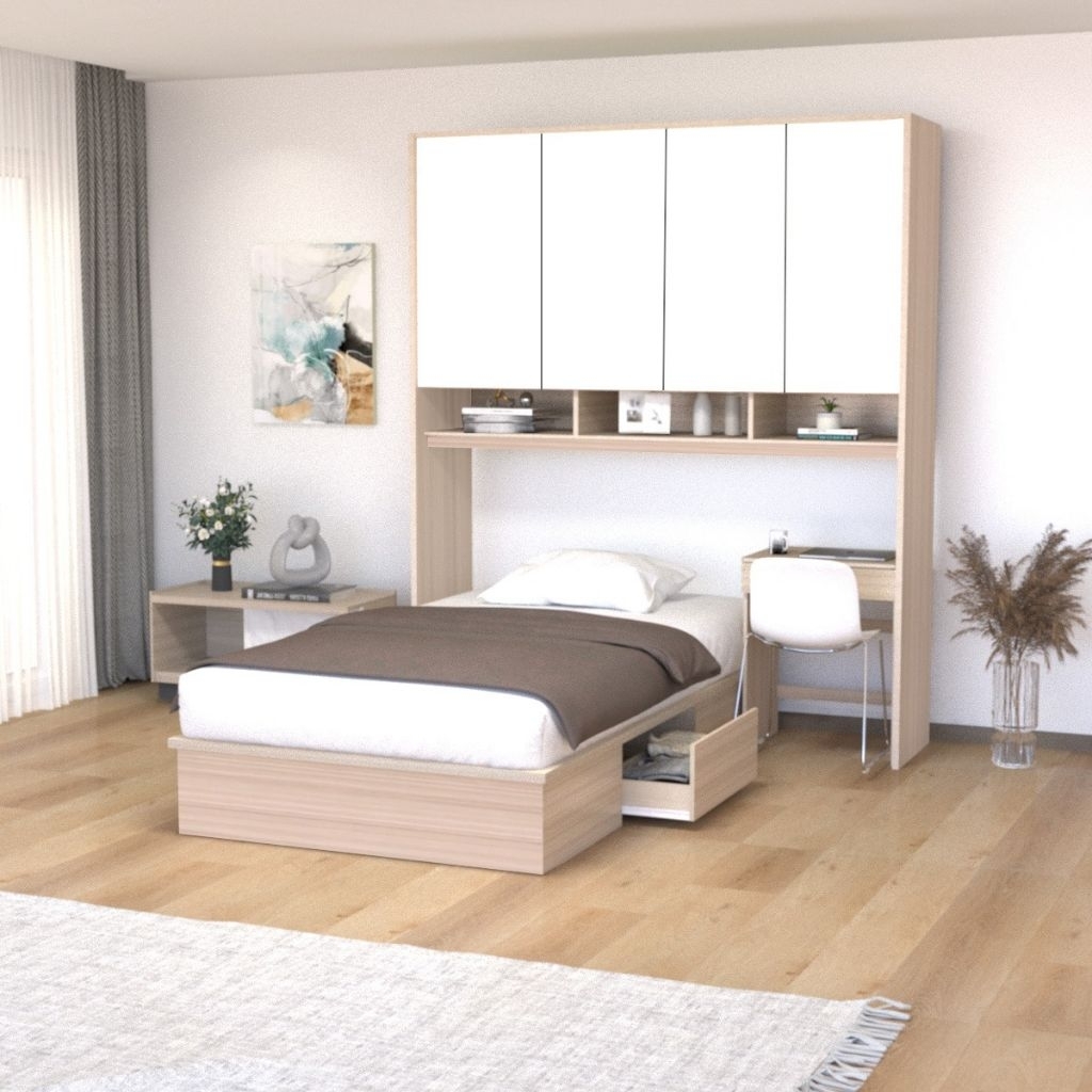 KAYUNA.idea Clay 120/ Divan 120/ Set Ranjang Lemari 120 / Divan Murah/ Dipan Set Lemari 120/ Dipan K