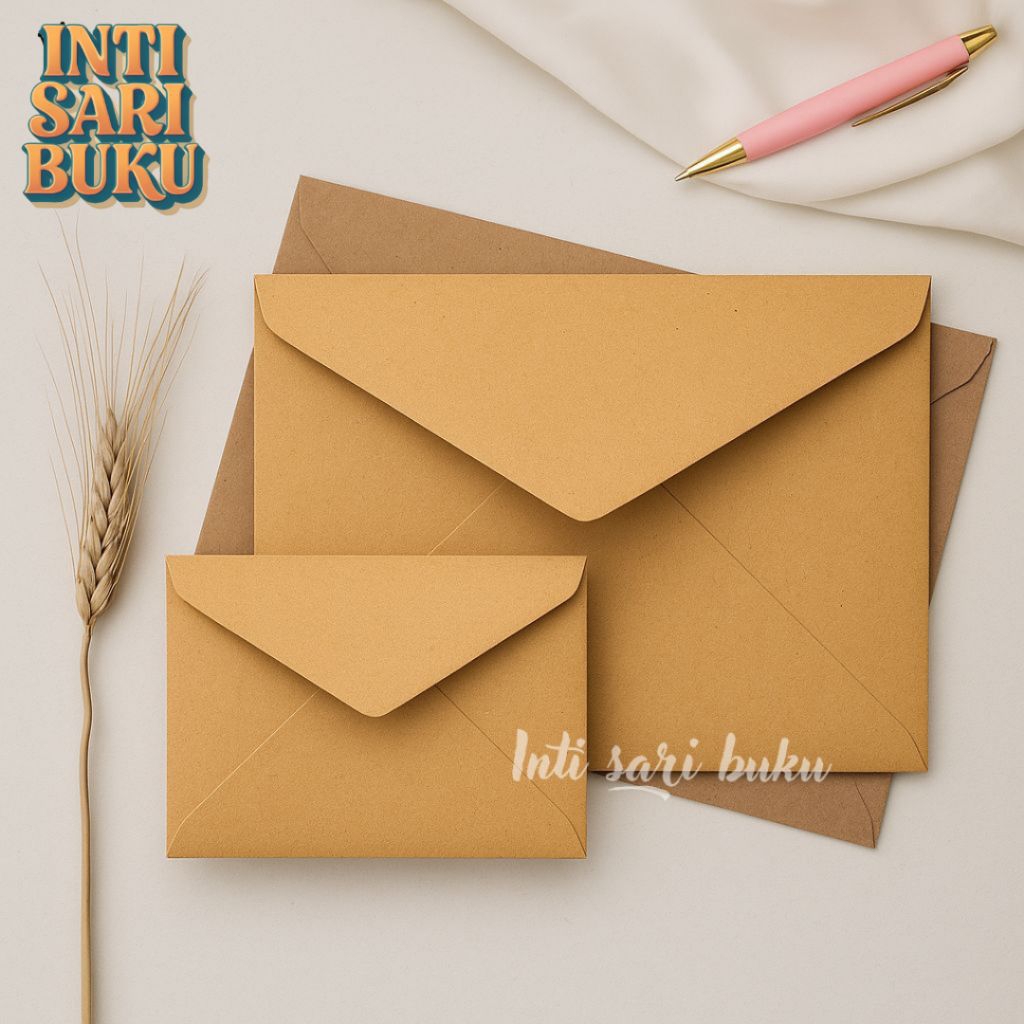 

Amplop Coklat / Amplop Undangan / Angpao Aesthetic / Amplop A5/A6/A7/A8 Amplop Vintage