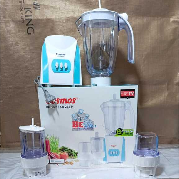 Blender Cosmos CB 282P 2 L Original Garansi Resmi Thermostat Overheat Protection