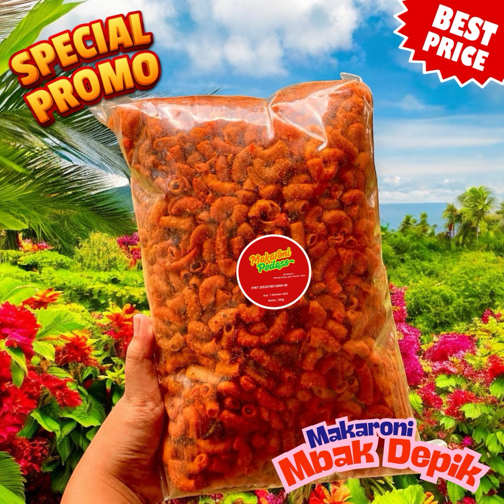 

Makaroni Camilan Viral Pedas 250gr – Hits Banget!