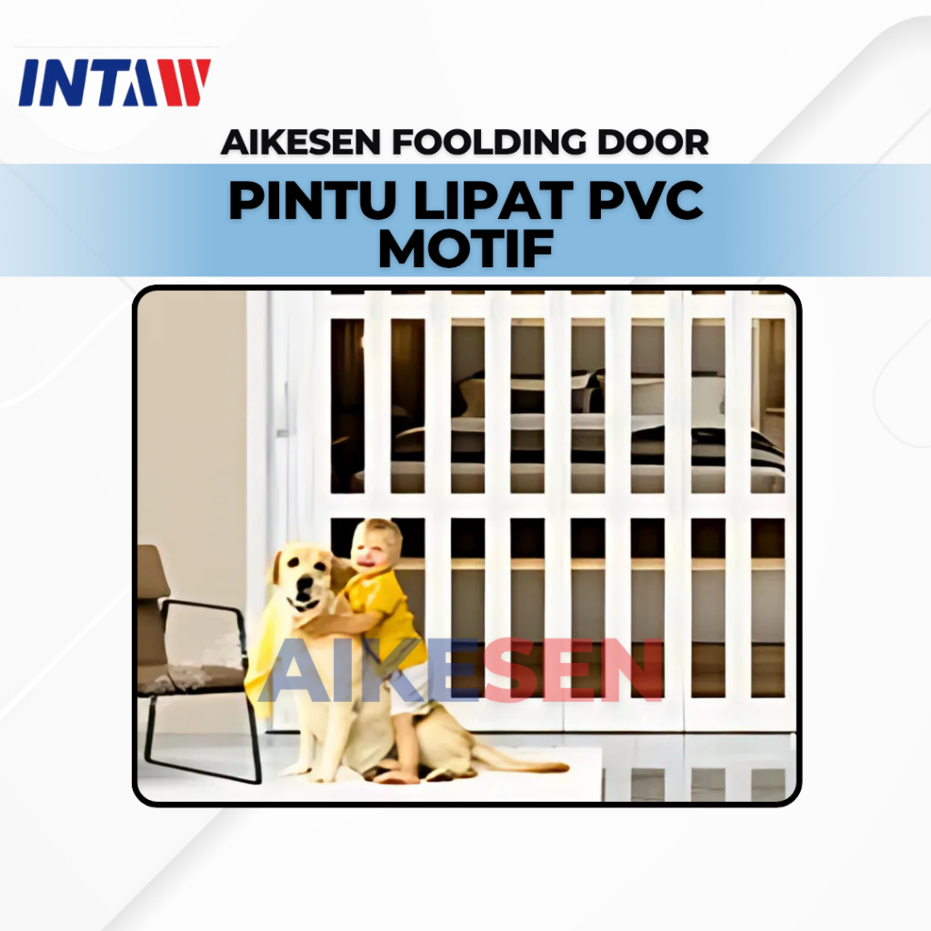 PINTU LIPAT PVC MOTIF KACA TRANSPARAN/PINTU LIPAT PVC PENYEKAT RUANGAN/PINTU LIPAT PVC FOOLDING DOOR