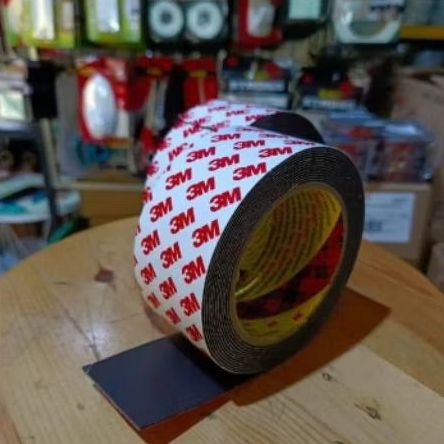 

double tape 3m hitam perekat umum black pe foam 48mm x 4m