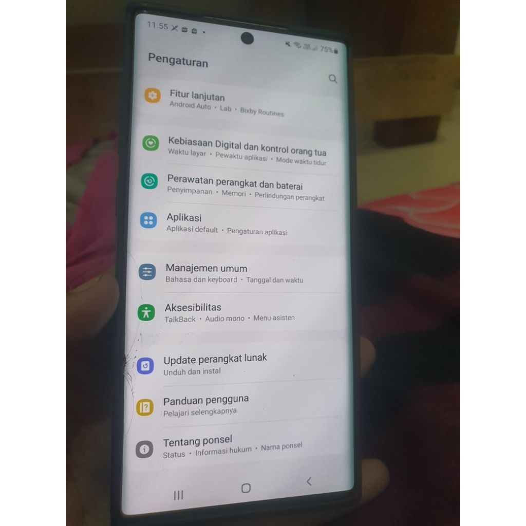 lcd copotan samsung note 10 plus