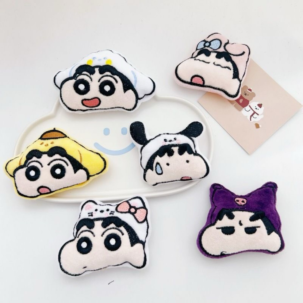 SINCHAN SANRIO EDITION BAG CHARM Gantungan Tas Lucu Sinchan Sanrio Cosplay
