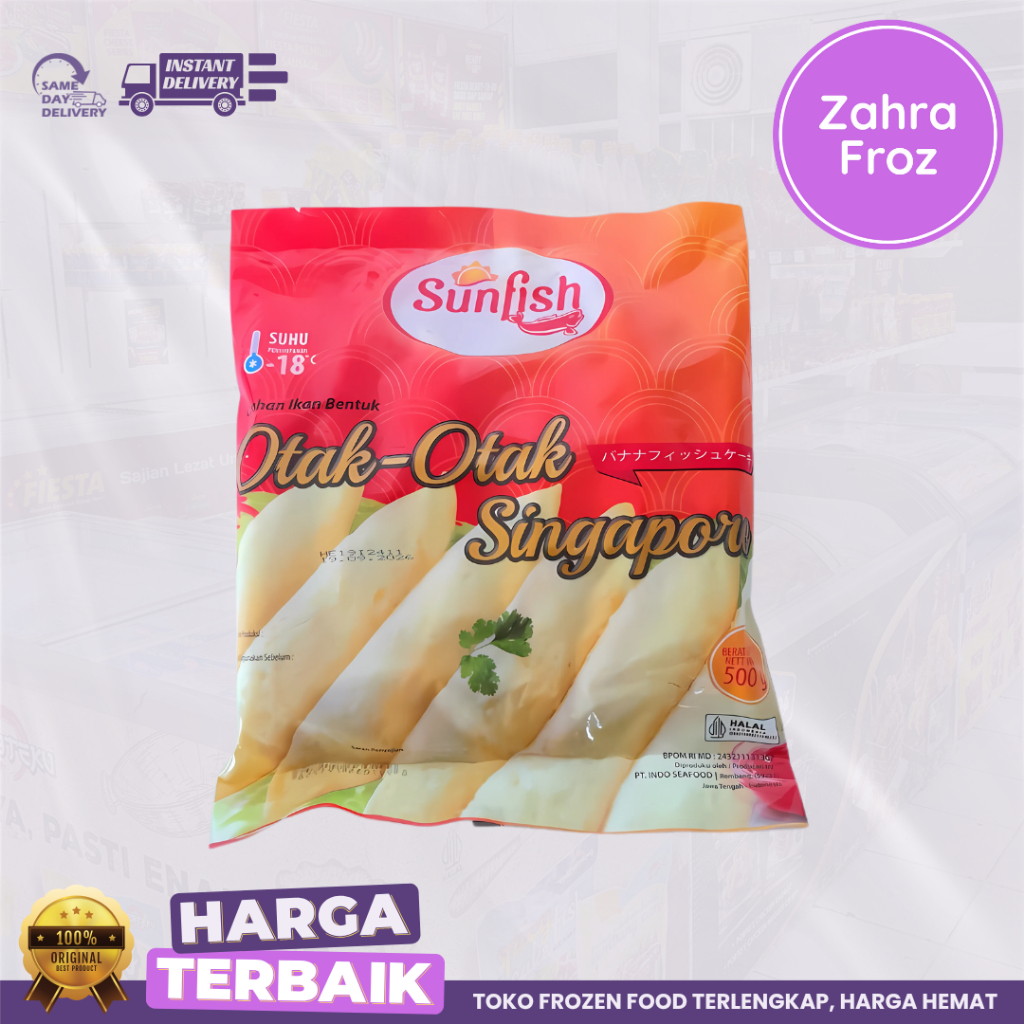 

SUNFISH OTAK OTAK SINGAPURA 500 GR