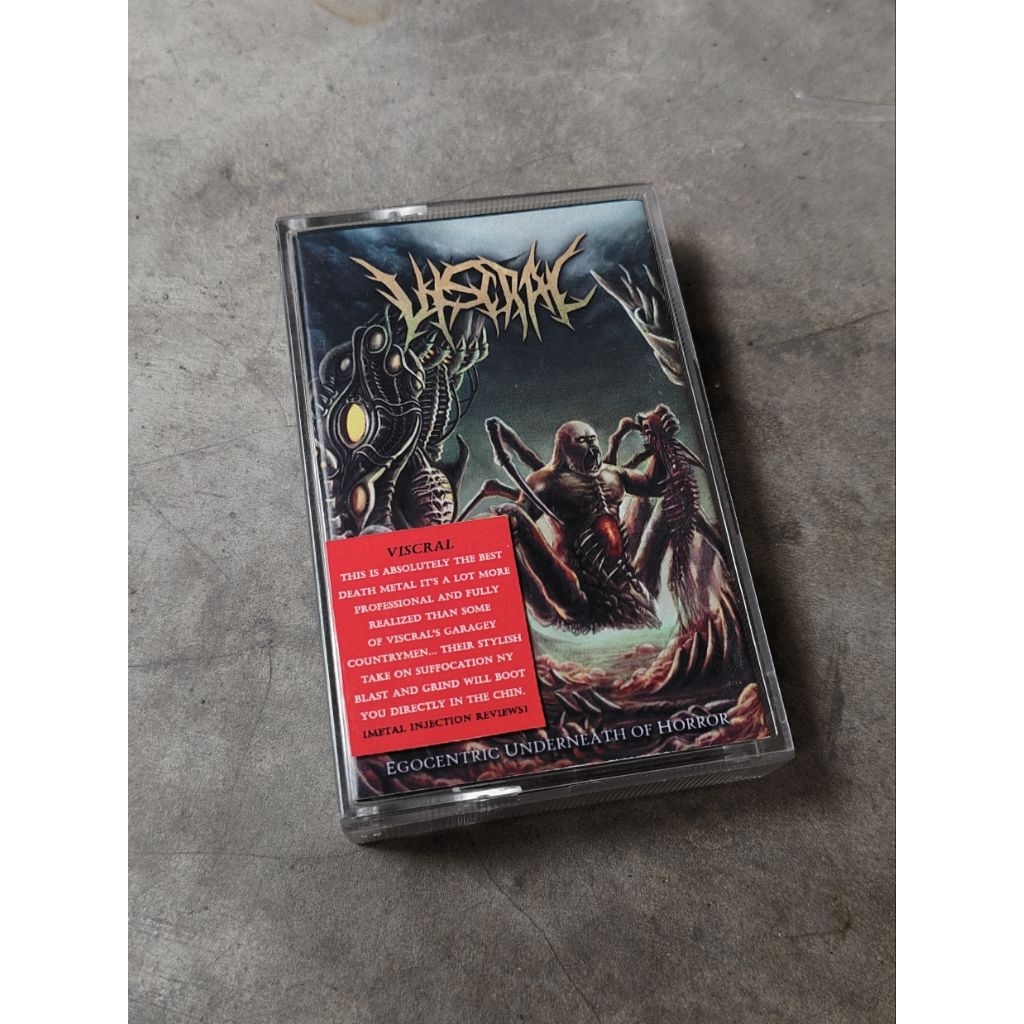 KASET VISCRAL ALBUM EGOCENTRIC UNDERNEATH OF HORROR