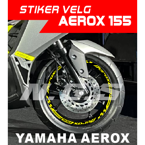 stiker velg AEROX ALPHA AEROX STANDAR yamaha