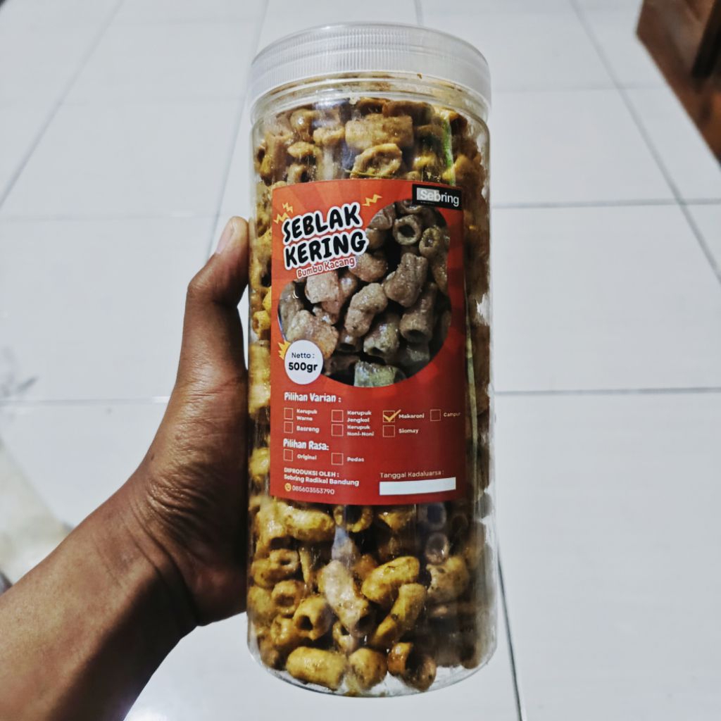 

Seblak Kering Bumbu Kacang Makaroni
