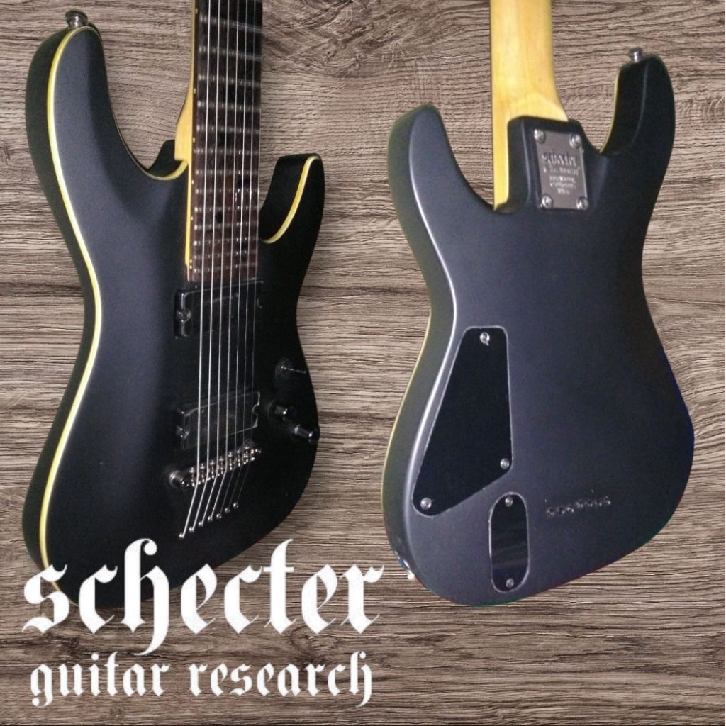 GITAR ELEKTRIK SCHECTER DAMIEN 7 STRING