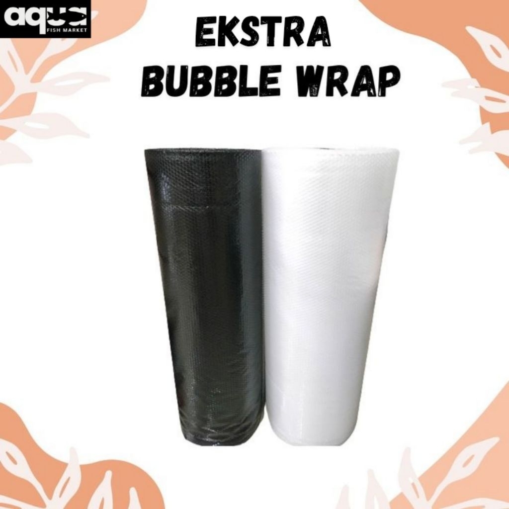 

Ekstra packing bubble wrap lebih menjaga kerusakan paket dalam pengiriman