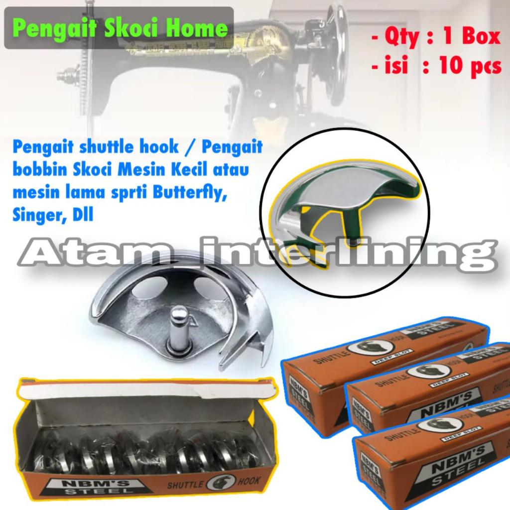 1 Box Shuttle Hook Rotari Sarangan Rumah Sekoci Mesin Jahit Kecil Sprti Singer / ButterFly
