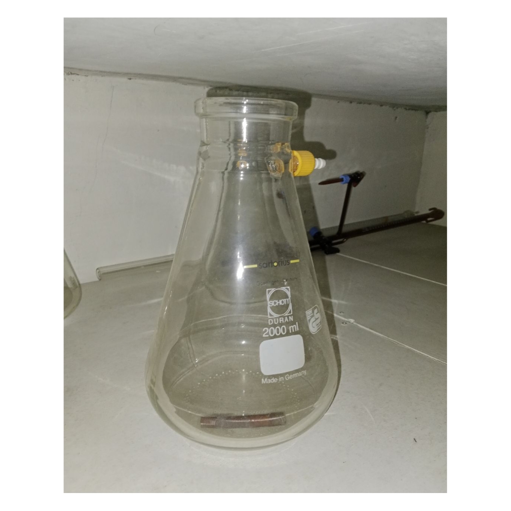 Gelas ukur duran erlenmeyer filtering flex 2.000ml