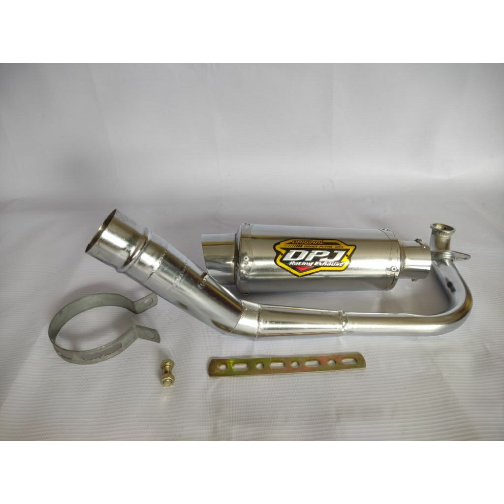 Knalpot racing DPJ bass bulat fullset beat fi deluxe esp cbs pop street