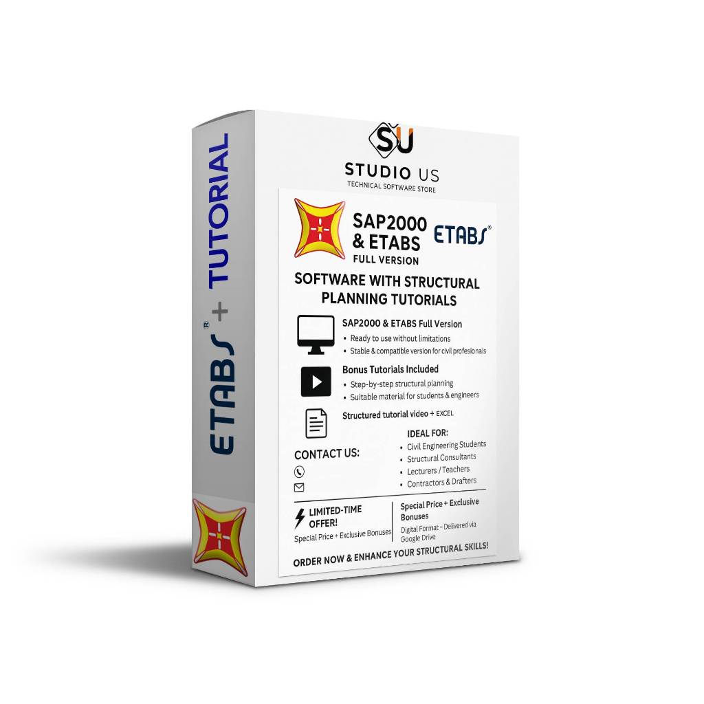 [PROMO] SAP2000 & ETABS 2025  + TUTORIAL STRUKTUR BHS. INDONESIA