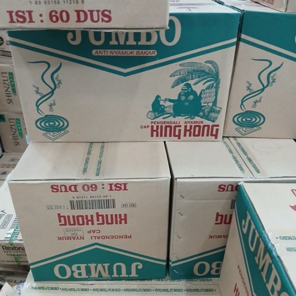 Obat Nyamuk Kingkong Jumbo 1 Dus 60 pack
